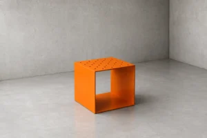 BANCO CUBO AÇO - ÚLTIMO